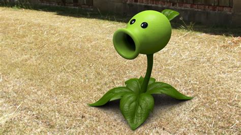 plants versus zombies peashooter|peashooter in real life.